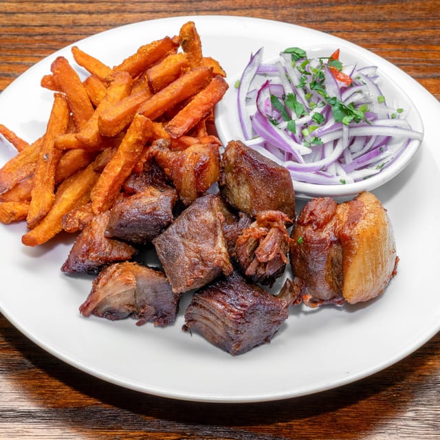 Pork Chicharron Plate.